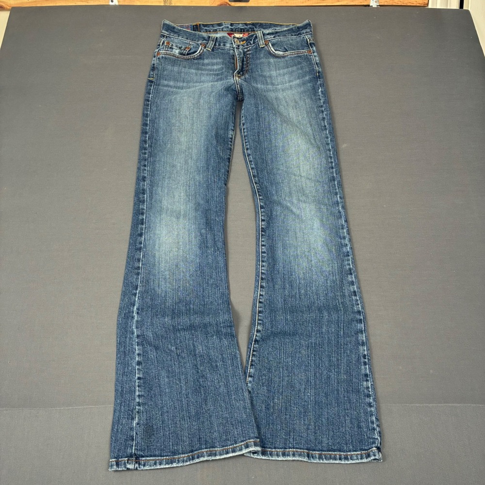 Vintage Lucky Brand Low Rise Flared Jeans Women's Size 4/27 (28x32) Made in USA